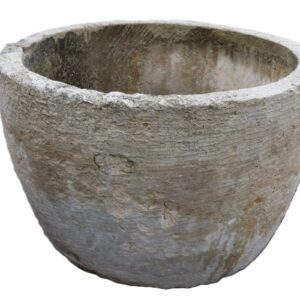 Antique French Limestone Bowl Trough 1 GFO-0271