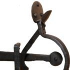 Hand Forged Thumb Latch Beeswax Bean 2 IRON-0154