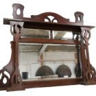 Reclaimed Mahogany Dresser Mirror 1 INT-2066
