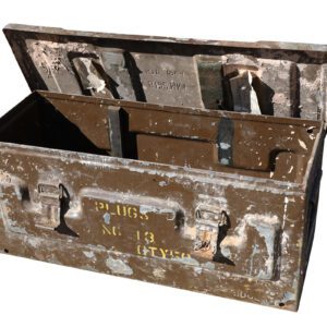 Reclaimed Military Ammo Box Green 1 INT-2074