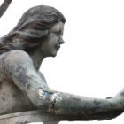 Weathered Atalanta Greek Statue 7 GFO-0288