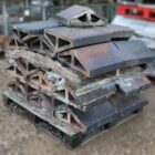 Blue Brindle Saddleback Wall Copings 4 BCP-0115