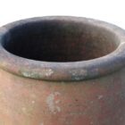 Pair of Terracotta Roll Top Chimney Pots 4 ROOF-0306