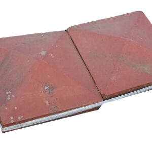 Pair of Terracotta Pier Caps 1 PC-0064