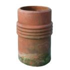 Plain Ribbed Chimney Pots Medium 1 ROOF-0296