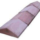 Red Saddleback Wall Copings Cast Stone 1 RCP-0013