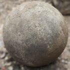 Reclaimed Ironstone Ball Finial 1 GFO-0298