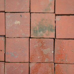 Reclaimed Red Quarry Tiles 8 inch 1 RPAV-0115
