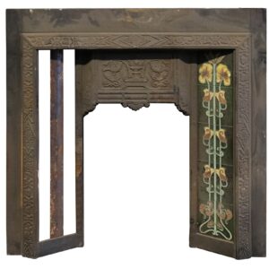 Reproduction Cast Iron Fireplace Insert 1 FIRE-0100