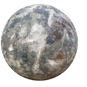 Composite Stone Ball Finial Reclaimed 1a PC-0068