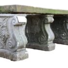 Composite Stone Bench Supports x 3 2 GFO-0324