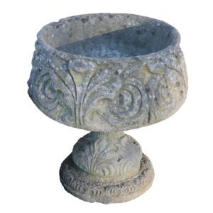 Floral Composite Stone Urn 1 GFO-0313