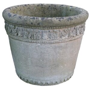 Reclaimed Feather Pattern Planter Reclaimed 1 POT-0148