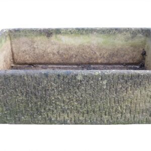 Reclaimed Reconstituted Stone Trough 29 Inch wide 1 GFO-0322