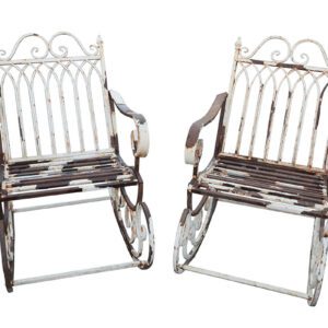 Steel Garden Rocking Chairs Reclaimed 1 GFO-0300