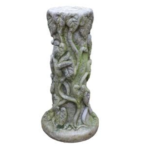 Vines and Birds Bird Bath Base 1 GFO-0304