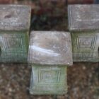 Weathered Reconstituted Stone Plinths 4 GFO-0311