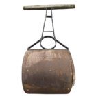 Weathered Steel Lawn Roller 1 GFO-0320