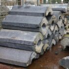 Blue Bishops Hat Wall Coping 6 BCP-0113