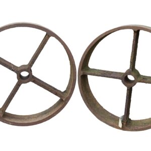 Cast Iron Factory Cart Wheels 1 WAT-03867