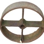 Cast Iron Factory Cart Wheels 3 WAT-03867