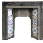 Cast Iron Tiled Fireplace Insert 1 WAT-02630