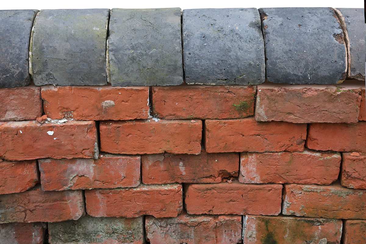 Half Round Blue Wall Copings 6 BCP-0118