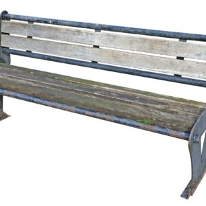 Iron and Timber Park Bench 1 GFO-0338