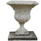 Composite Stone Cream Urn 1 WAT-03990