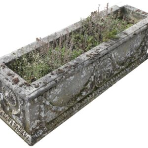 Haddonstone Planter with Garland Design 1 GFO-0235