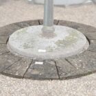 Reclaimed Concrete Paving Circle 9 GFO-0131