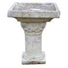 Reclaimed Roman Column Birdbath 1 GFO-0339