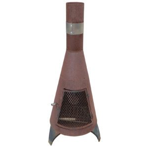 Reclaimed Steel Garden Chimenea 1 GFO-0290