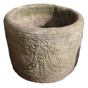 Reconstituted Stone Garland Planter 1 POT-0162