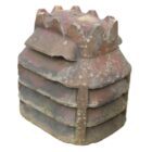 Salt Glazed Vented Chimney Cap 2 WAT-03061