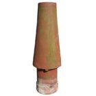 Terracotta Marcone Flanged Chimney Pot 5 ROOF-0330