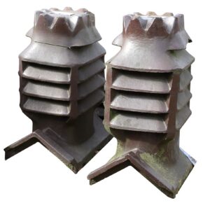 Victorian Vented Ridge Tile Salt Glazed 1 ROOF-0195