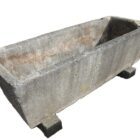 Weathered Concrete Trough with Feet 1 GFO-0202