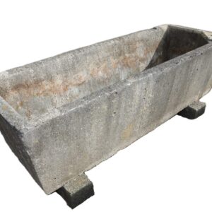 Weathered Concrete Trough with Feet 1 GFO-0202