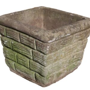 Brick Effect Square Pot 1 POT-0160