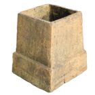 Square Buff Chimney Pot 1 WAT-04027