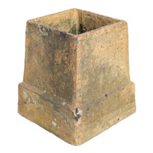 Square Buff Chimney Pot 2 WAT-04027