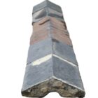 Blue Saddleback Wall Coping 4 BCP-0036