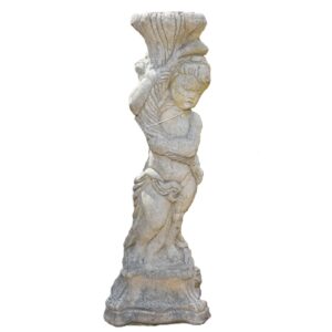 Cherub Bird Bath Pedestal 1 GFO-0006