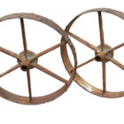 Antique Cast Iron Geared Wheels 1 IRON-0091