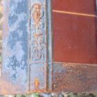 Burnt Orange Tiled Cast Iron Fireplace Surround 4a FIRE-0005