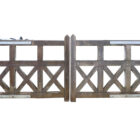 Pair of Softwood Driveway Gates 1 WOOD-0143
