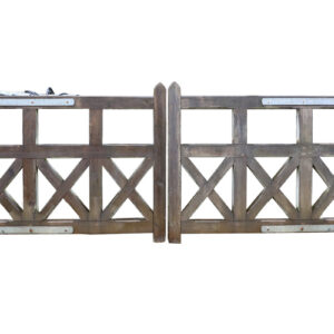Pair of Softwood Driveway Gates 1 WOOD-0143