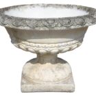 Reclaimed Gadrooned Planter Composite Stone 1 POT-0167