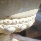 Reclaimed Gadrooned Planter Composite Stone 2 POT-0167